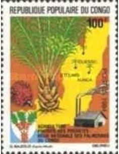 Timbre Poste Congo N° 0725 N** philatelie foxtimbre