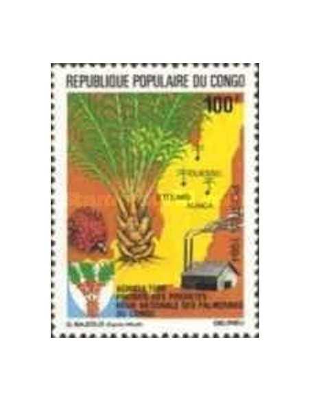 Timbre Poste Congo N° 0725 N** philatelie foxtimbre