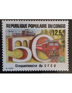 Timbre Poste Congo N° 0736 N** philatelie foxtimbre