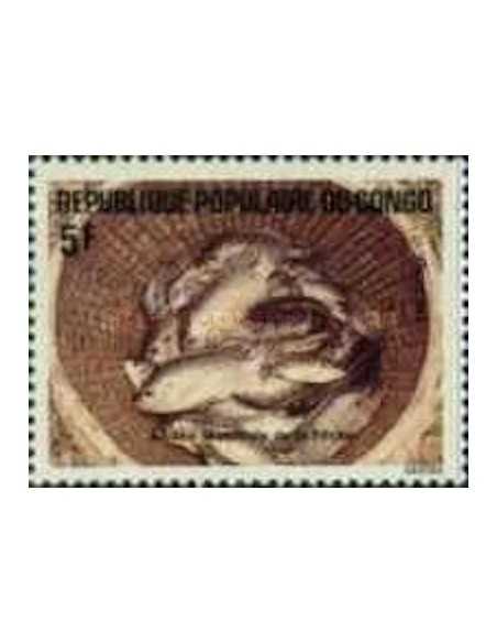 Timbre Poste Congo N° 0738 N** philatelie foxtimbre