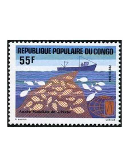 Timbre Poste Congo N° 0742 N** philatelie foxtimbre