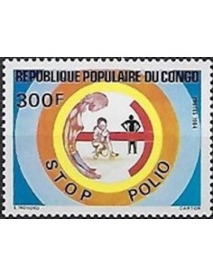 Timbre Poste Congo N° 0744 N** philatelie foxtimbre