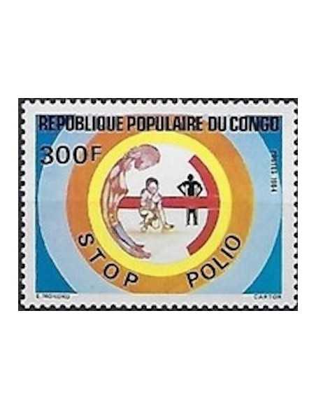 Timbre Poste Congo N° 0744 N** philatelie foxtimbre