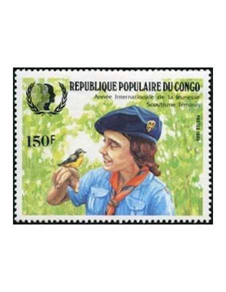 Timbre Poste Congo N° 0756 N** philatelie foxtimbre