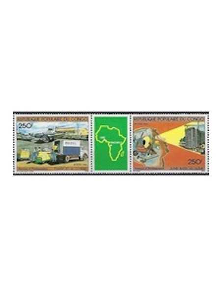 Timbre Poste Congo N° 0763A N** philatelie foxtimbre