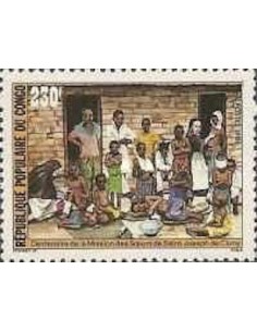 Timbre Poste Congo N° 0779 N** philatelie foxtimbre