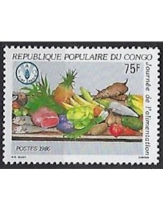 Timbre Poste Congo N° 0787 N** philatelie foxtimbre