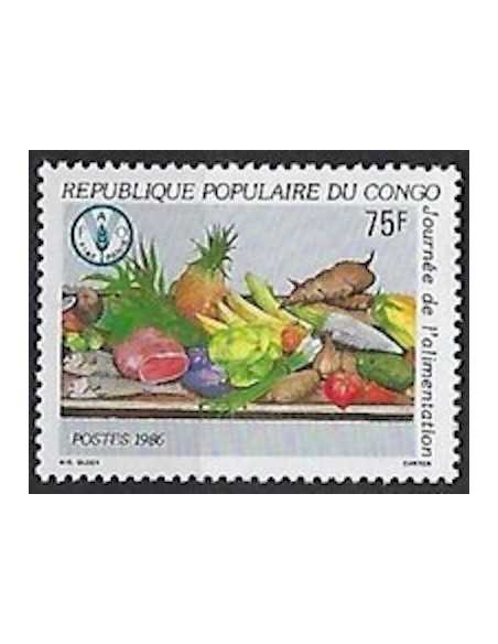 Timbre Poste Congo N° 0787 N** philatelie foxtimbre