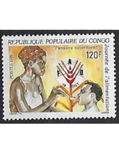 Timbre Poste Congo N° 0788 N** philatelie foxtimbre