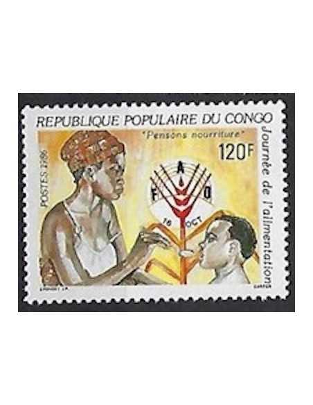 Timbre Poste Congo N° 0788 N** philatelie foxtimbre