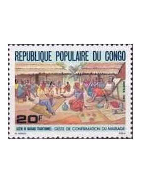 Timbre Poste Congo N° 0796 N** philatelie foxtimbre