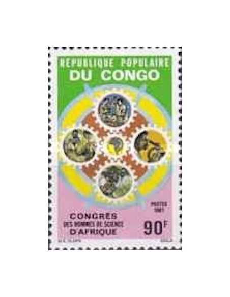 Timbre Poste Congo N° 0804 N** philatelie foxtimbre