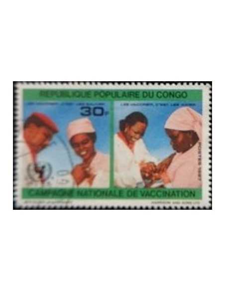 Timbre Poste Congo N° 0811 N** philatelie foxtimbre