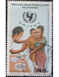 Timbre Poste Congo N° 0812 N** philatelie foxtimbre