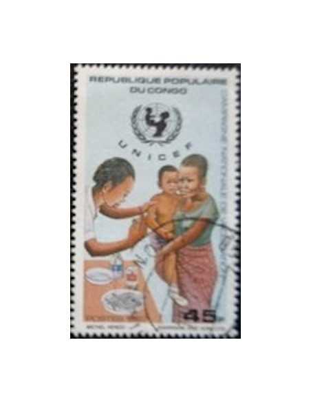 Timbre Poste Congo N° 0812 N** philatelie foxtimbre