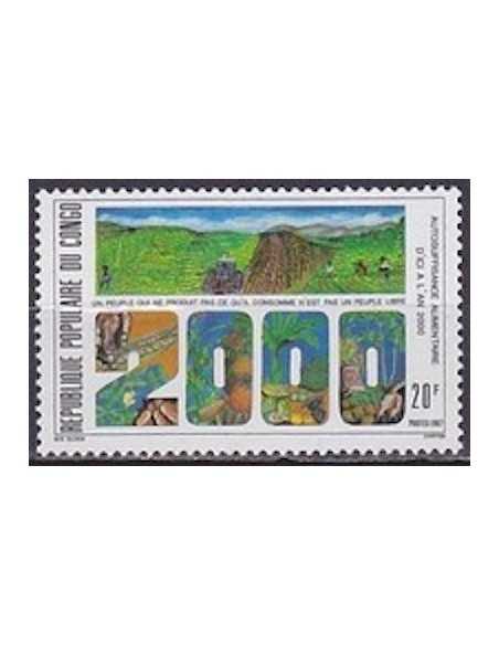 Timbre Poste Congo N° 0817 N** philatelie foxtimbre