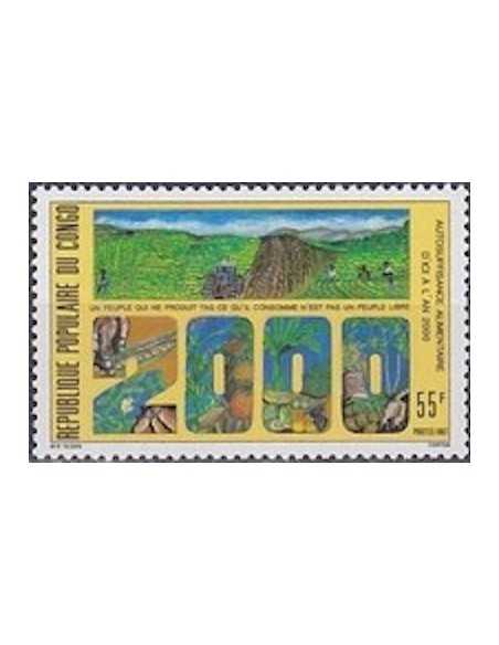 Timbre Poste Congo N° 0818 N** philatelie foxtimbre