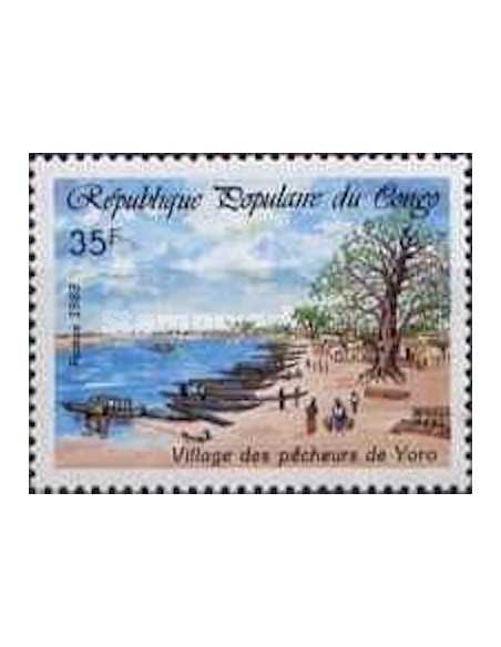 Timbre Poste Congo N° 0834 N** philatelie foxtimbre