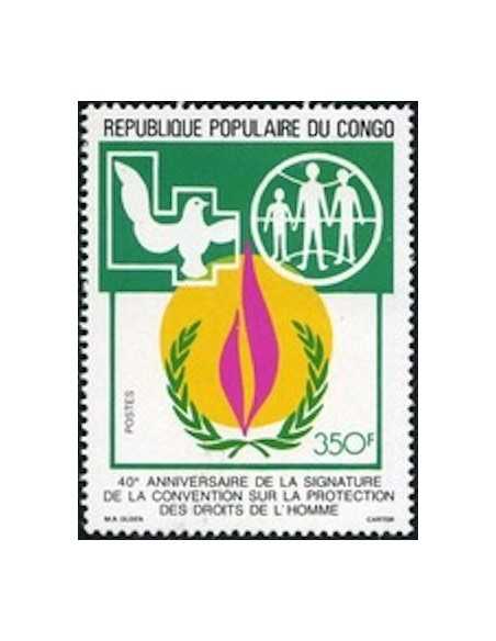 Timbre Poste Congo N° 0844 N** philatelie foxtimbre