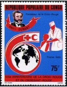 Timbre Poste Congo N° 0845 N** philatelie foxtimbre