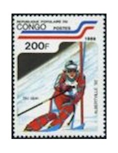 Timbre Poste Congo N° 0864 N** philatelie foxtimbre