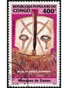 Timbre Poste Congo N° 0874 N** philatelie foxtimbre