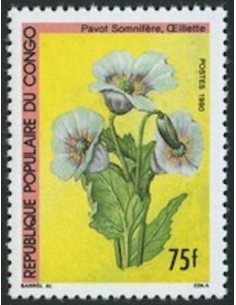 Timbre Poste Congo N° 0877 N** philatelie foxtimbre