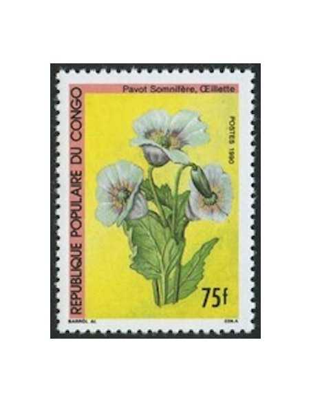 Timbre Poste Congo N° 0877 N** philatelie foxtimbre