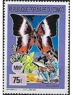Timbre Poste Congo N° 0882 N** philatelie foxtimbre