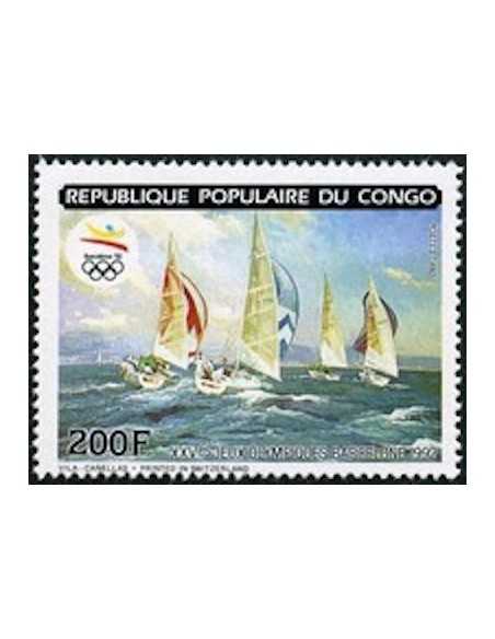 Timbre Poste Congo N° 0887 N** philatelie foxtimbre