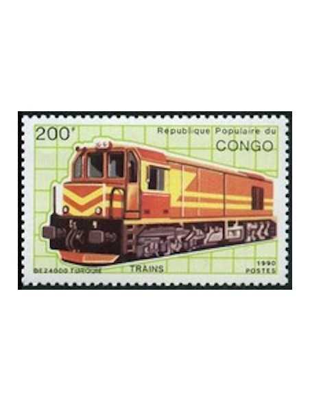 Timbre Poste Congo N° 0888L N** philatelie foxtimbre