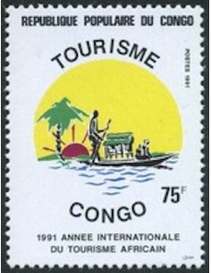 Timbre Poste Congo N° 0889 N** philatelie foxtimbre