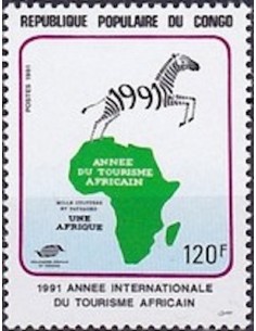 Timbre Poste Congo N° 0890 N** philatelie foxtimbre