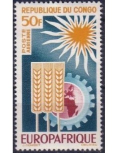 Timbre Poste Congo N° PA020 N** philatelie foxtimbre