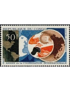 Timbre Poste Congo N° PA036 N** philatelie foxtimbre