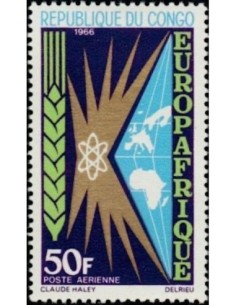 Timbre Poste Congo N° PA040 N** philatelie foxtimbre