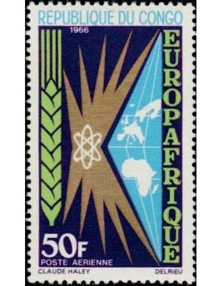 Timbre Poste Congo N° PA040 N** philatelie foxtimbre