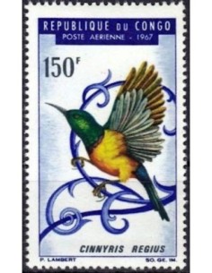 Timbre Poste Congo N° PA050 N** philatelie foxtimbre