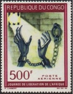 Timbre Poste Congo N° PA054 N** philatelie foxtimbre