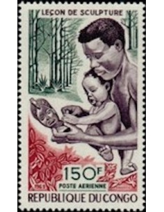 Timbre Poste Congo N° PA088 N** philatelie foxtimbre