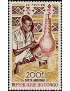 Timbre Poste Congo N° PA089 N** philatelie foxtimbre