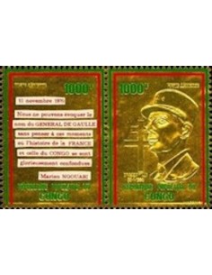 Timbre Poste Congo N° PA136 N** philatelie foxtimbre