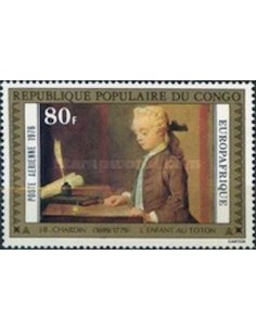 Timbre Poste Congo N° PA223 N** philatelie foxtimbre