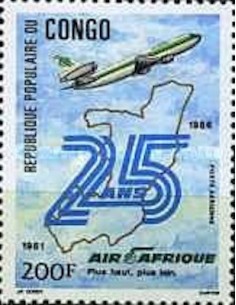 Timbre Poste Congo N° PA357 N** philatelie foxtimbre