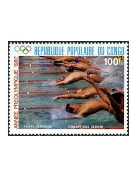 Timbre Poste Congo N° PA367 N** philatelie foxtimbre