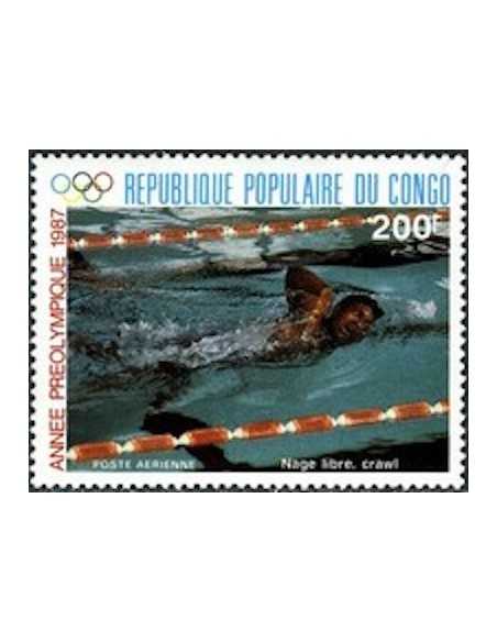 Timbre Poste Congo N° PA368 N** philatelie foxtimbre