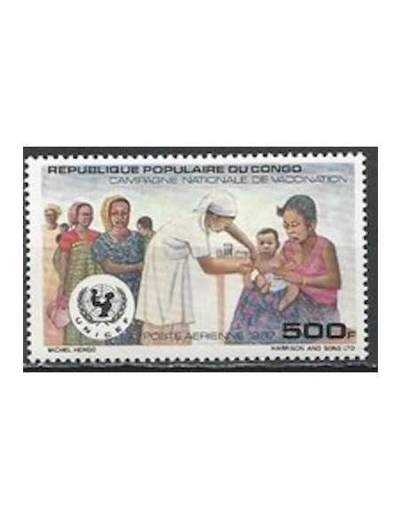 Timbre Poste Congo N° PA379 N** philatelie foxtimbre