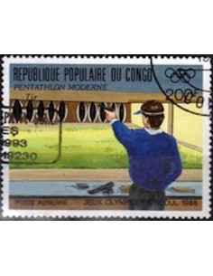 Timbre Poste Congo N° PA383 N** philatelie foxtimbre
