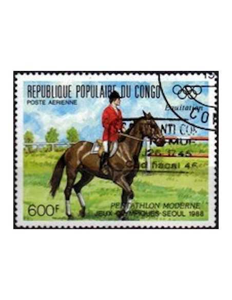 Timbre Poste Congo N° PA384 N** philatelie foxtimbre