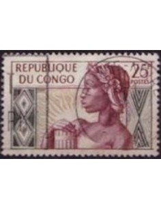 Timbre Poste Congo N° 0135 N* philatelie foxtimbre